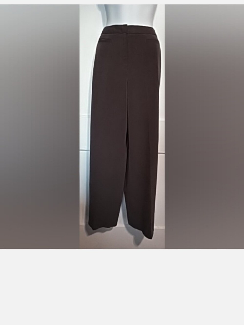 Liz Claiborne Ladies Brown Wide-Leg Dress Pants Sz 16